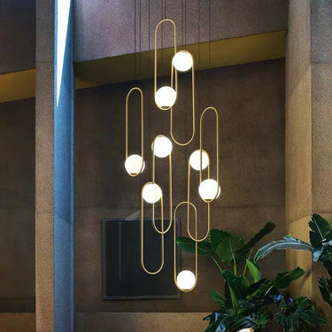 bubble light chandeliers